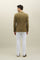 Khaki Blended Soft Cotton Dover Jacket