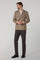 Beige Cotton Jersey Double-Breasted Dover Jacket