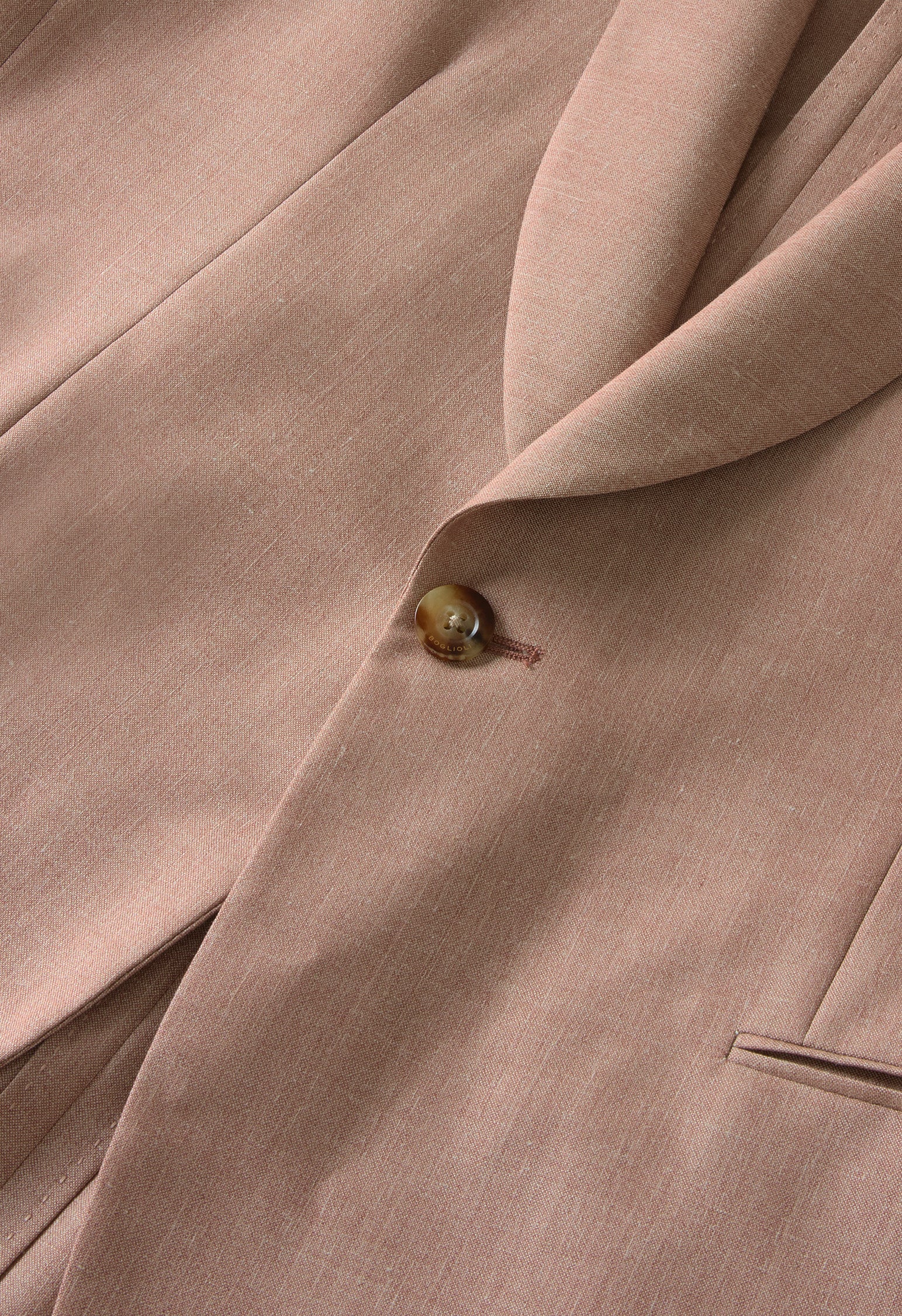 Pink Wool Silk Linen Milano Dinner Jacket