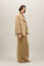 Beige Linen Tencel satin Otta Blazer