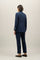 Blauer Blazer Bianca aus Woll-Twill