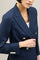 Blauer Blazer Bianca aus Woll-Twill