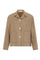 Brauner Blazer Margot aus Leinenmischung mit Fischgrätmuster