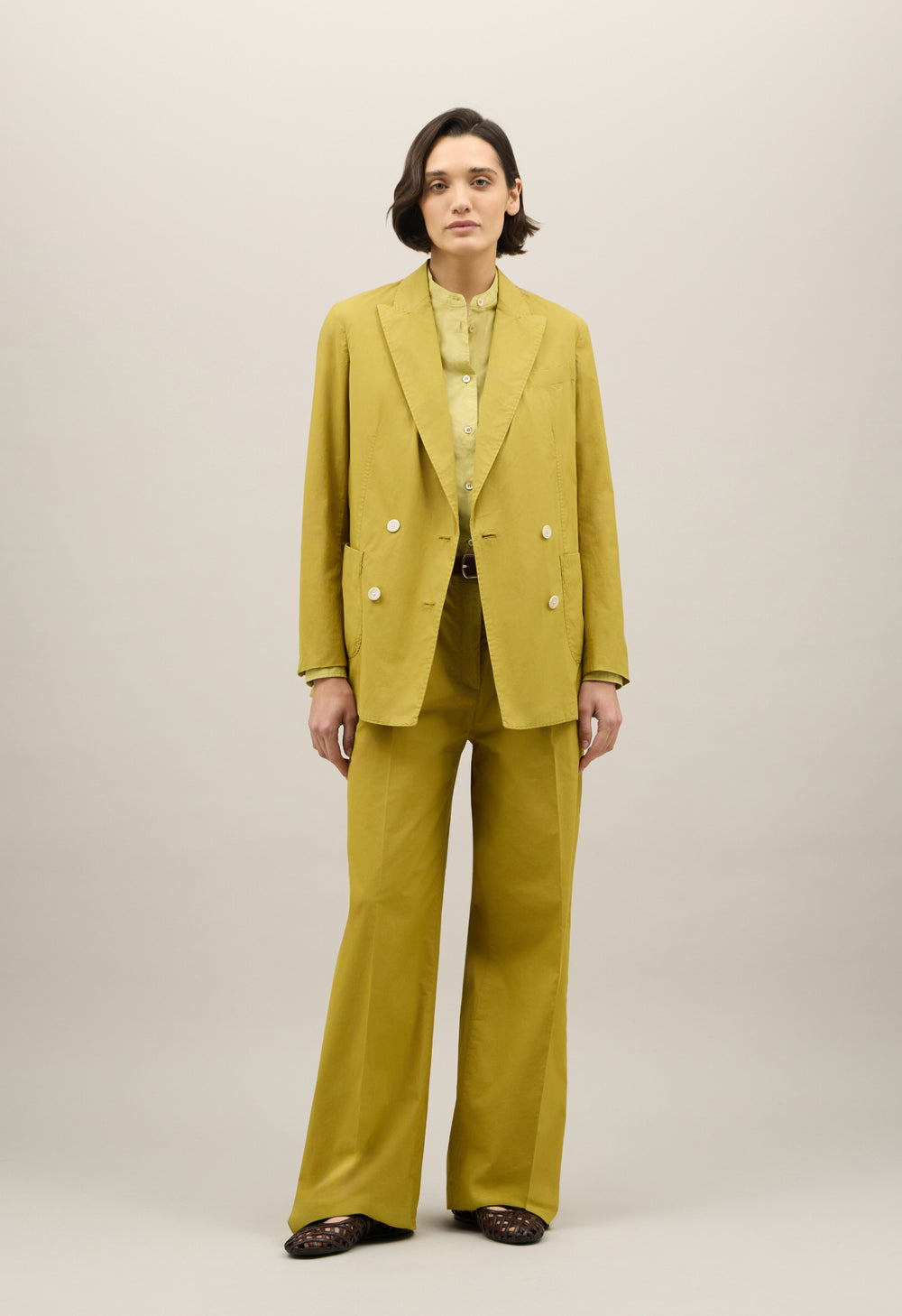 Green Light Popeline Maia Blazer