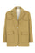Grüner Blazer Sahara aus doppelter Baumwolle